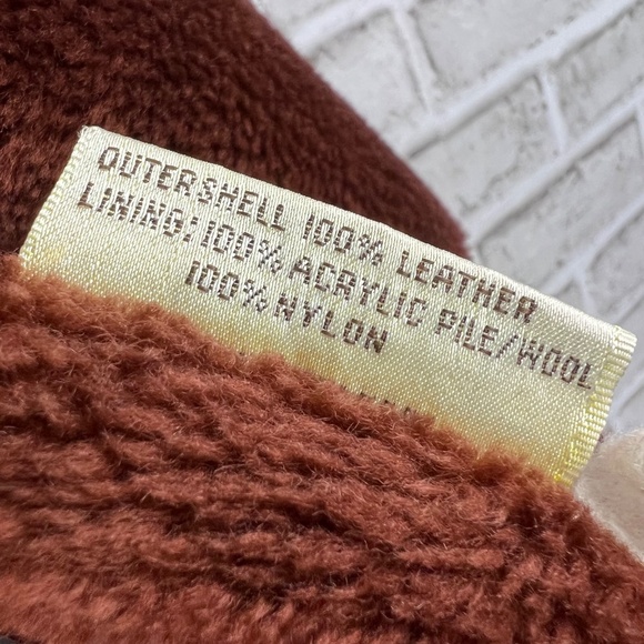 VINTAGE |•BERMAN'S•| Cognac Brown 70s Leather Jacket Size 46 / XL - Picture 11 of 11